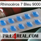 Rhinocéros 7 Bleu 9000 22